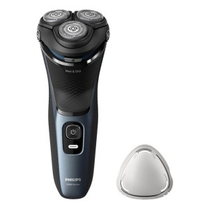 Afeitadora Philips Shaver 3000 Series S3144/00 Negra Y Celeste Negro/celeste