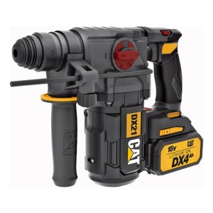 Rotomartillo Cat Sds Plus 5 Funciones 2 Bats Color Negro