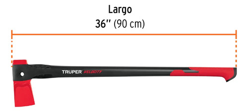 Hacha De Corte 1,8kg 4lb Mango Nylon Truper 100176 - Rex - Imagen 6