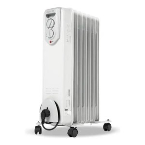 Radiador Smartlife 7 Elementos 1500w 3 Niveles Y Protección Color Blanco