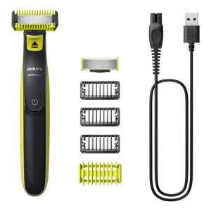 Afeitadora Oneblade Face And Body Qp2824/10 Philips Color Amarillo Verde Lima