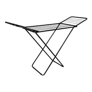Tender Para Ropa Con Alas Reforzado Plegable Varillas Negro