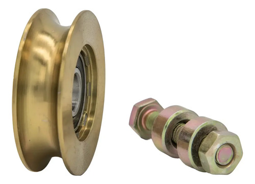 Rueda Para Porton Con Perno En U 150mm - Tyt