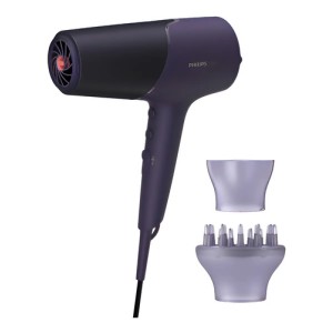 Secador De Pelo Philips 5000 Series Bhd514/00 Morado Y Metálico 220v - 240v Morado/metálico