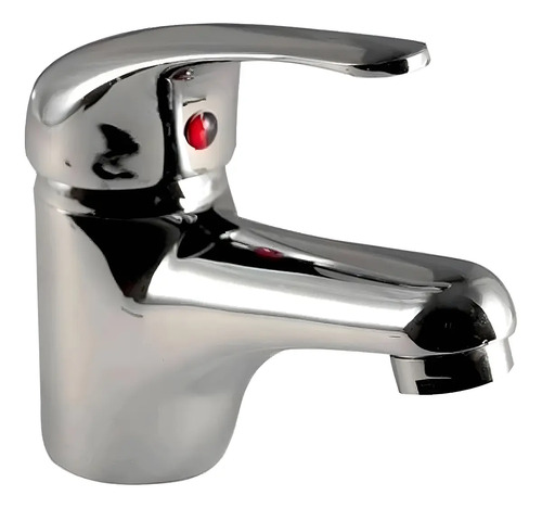 Grifería Wico Monocomando Lavatorio Plateado 35mm