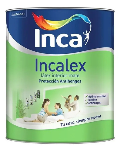 Incalex Mate De Inca Pinturas Para Interiores 4 Lts. Color B