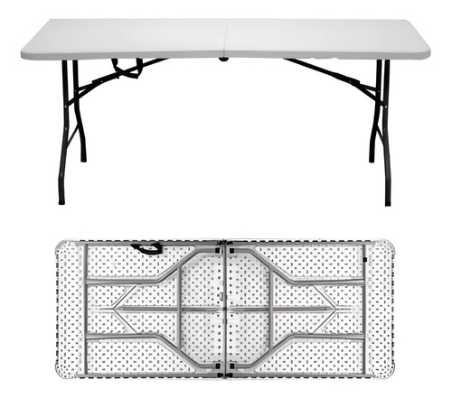 Mesa Plegable Picnic Con Asa Portátil 1,80mts Camping Cateri - Imagen 6