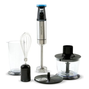 Mixer Smartlife Hb6048 600w Acero Inoxidable Con Accesorios Color Acero Inoxidable/negro