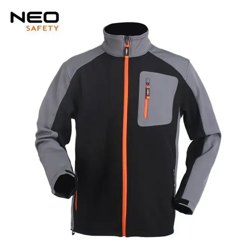 Campera Trabajo En Neopreno Con Polar Neo Safety - Imagen 2