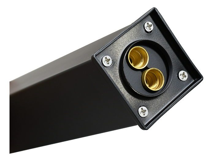 Canilla Negra Alta Para Lavatorio Italomix Lh-3320 Negro Mate - Imagen 5