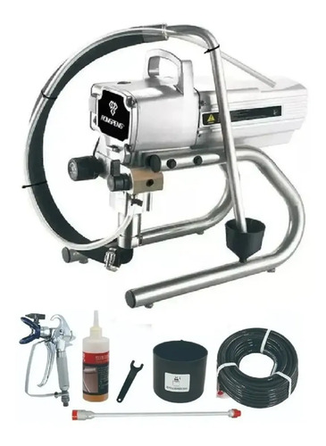 Máquina De Pintura Sin Aire R450 Rongpeng De 1.2 Hp 220 V 207 Bar