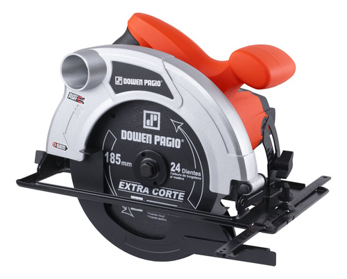 Sierra Circular 1500 W Guia Laser - Dowen Pagio Color Naranja Frecuencia 50-60hz 50 Hz - Imagen 9
