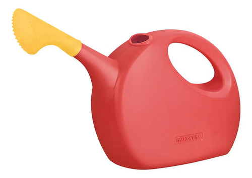 Regadera Tramontina De Plástico Rosa Para Jardín, 7 L Rosa/amarillo
