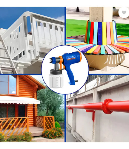 Equipo Pistola De Pintar 450w 800ml Wadfow Weg1a01 - Imagen 7