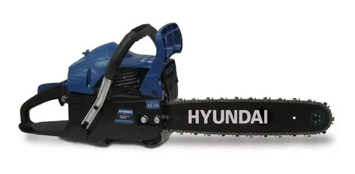 Motosierra Hyundai 2.5 Hp Barra 18 Turbo450 Color Azul - Imagen 5