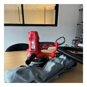 Equus JHS-180DL Rojo Lijadora Orbital Mango Corto Con Aspiradora 710w 180mm Frecuencia 50