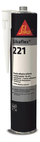 Sellador Adhesivo Multiuso Sika Sikaflex-221 300ml Color Blanco - Imagen 4