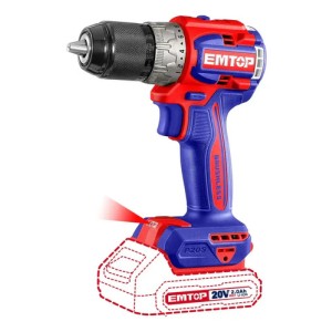 Taladro Atornillador S/bat 20v Compact Brushless Emtop