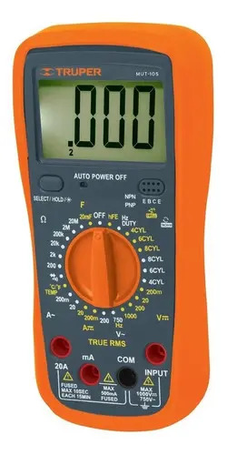 Tester Multimetro Digital Truper Mut-105 Profesional - Tyt