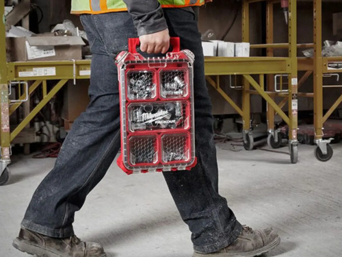Organizador Compact Bajo Perfil Packout 48-22-8436 Milwaukee Rojo - Imagen 7
