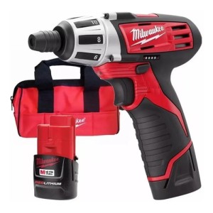 Kit Atornillador Con 2 Baterías 12v Litio Milwaukee 2401-259