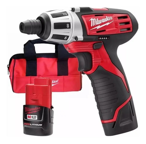 Kit Atornillador Con 2 Baterías 12v Litio Milwaukee 2401-259