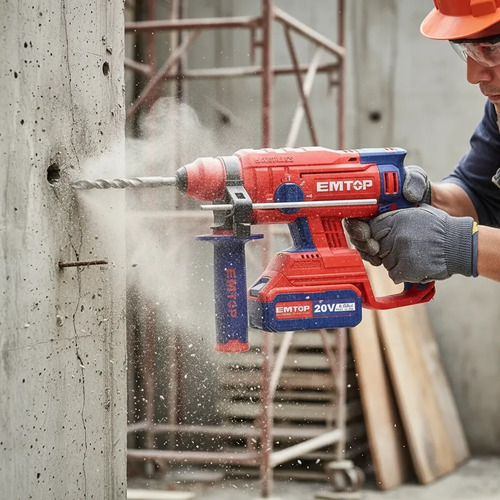 Rotopercutor 20v S/bat 1,5j Elrh202201 Emtop - Imagen 3
