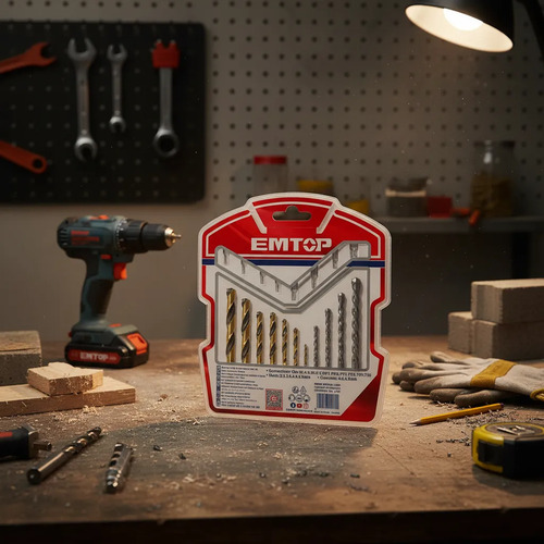 Set 19pcs Mechas Y Puntas Ecbdb1901 Emtop - Imagen 2