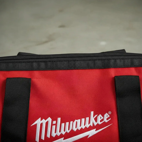 Bolso Milwaukee Porta Herramientas Heavy Duty Resist Al Agua Color Negro Y Rojo Negro/rojo - Imagen 6