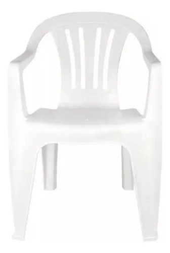 Silla De Plástico Blanca Bela Vista 182kg 15151101 Mor Blanco - Imagen 4