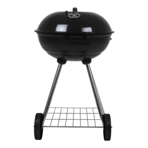 Parrilla Móvil Mor Guarapari 47cm De Ancho 73cm De Alto 54cm De Profundidad Y 46cm De Diámetro Negra Negro