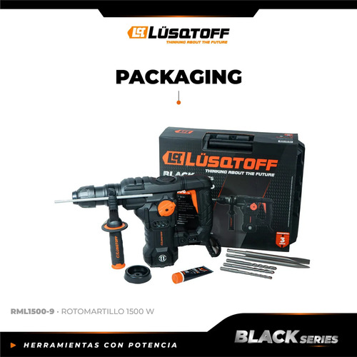 Lüsqtoff Black Series RML1500-9 Corriente doméstica - Imagen 3