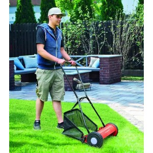 Cortacésped Manual Con Cesta Colectora Gc-hm 40cm Einhell Color Rojo