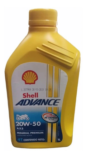 Shell Advance moto 20W-50 - Imagen 2