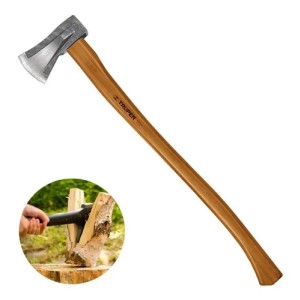 Hacha Para Rajar Madera Leña Mango Hickory 28 Truper 102207