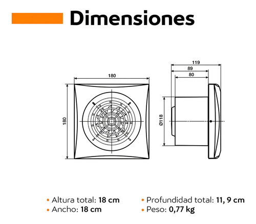 Soler & Palau Silent 200 CZ Corriente doméstica - Imagen 7