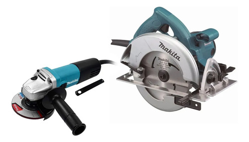 Kit Makita Sierra Circular 7.1/4 1800w Amoladora 115mm 840w