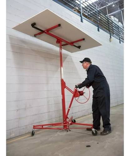Elevador De Placas De Yeso Durlock Lusqtoff Hasta 68 Kg - Imagen 2