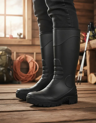 Bota De Lluvia Jardin Truper Impermeable Goma Pvc