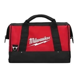 Bolso Milwaukee Porta Herramientas Heavy Duty Resist Al Agua Color Negro Y Rojo Negro/rojo