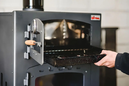 Calefactor A Leña Qutral 19 Kw Con Horno - Imagen 4