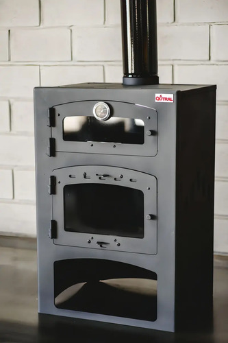 Calefactor A Leña Qutral 19 Kw Con Horno - Imagen 2
