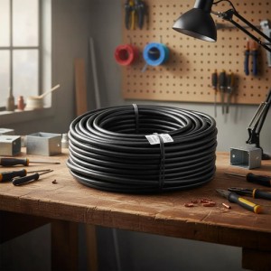 Cable Bajo Goma 2x1 Mm Negro - (precio X60 Metros) - Tyt
