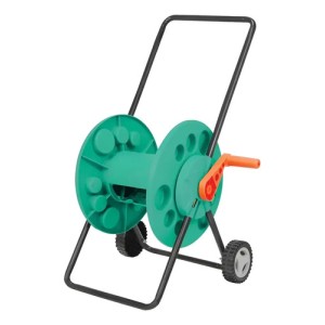 Carro Enrollador De Manguera C Ruedas Para 80m Tramontina LG Verde