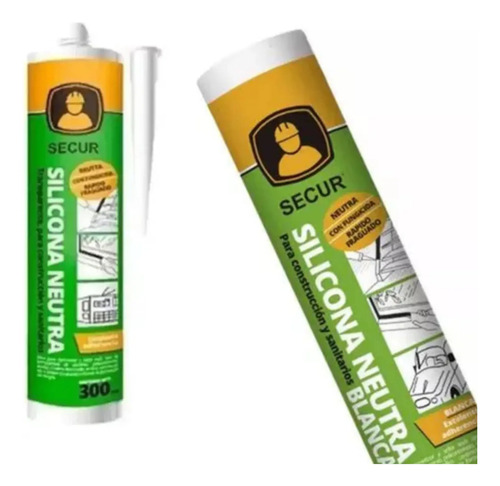 Silicona Neutra Transparente 300ml 24 Unidades Secur -sc- - Imagen 3