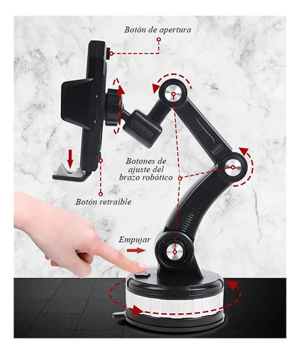 Apx Soporte auto Soporte Celulares - Imagen 3