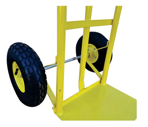 Carro De Mano Acero Crossman Modelo 9931136 200kg Ruedas Goma - Imagen 3
