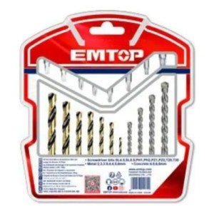 Set 19pcs Mechas Y Puntas Ecbdb1901 Emtop