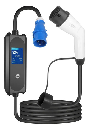 Cargador Auto Electrico Wallbox 7kw 32a Portatil Stelion - Imagen 6