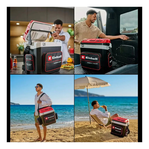 Cooler 27 Litros Inalámbrico Te-col 18/27li Einhell Rojo - Imagen 5
